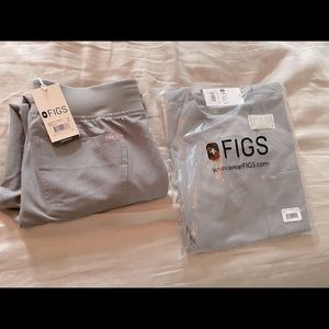Figs Space Grey Scrubs XS